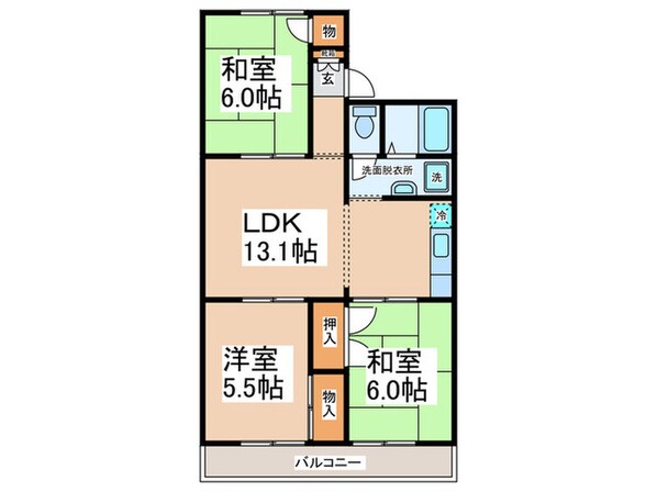 ファンタスト辻野Ⅰの物件間取画像